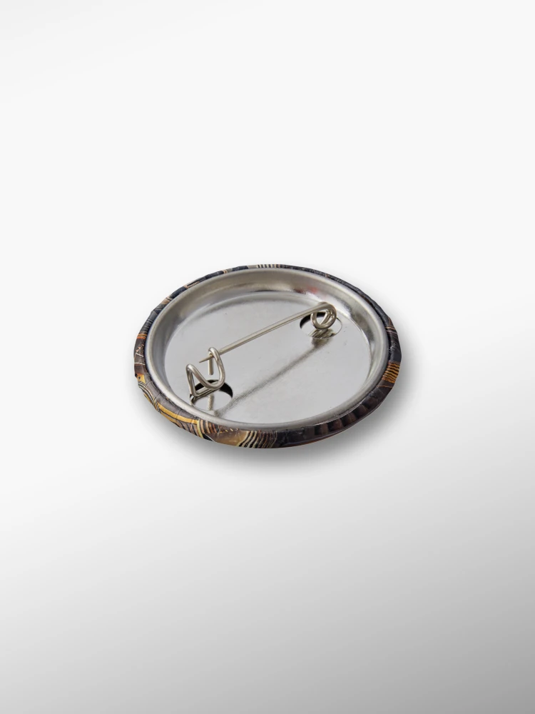 Thumbnail 2 von 3, Button, Bold Smooth Industrial Pattern Digital Painting designt und verkauft von CodeAndColors.