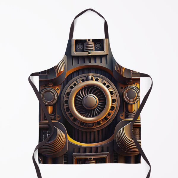 Item preview, Bold Smooth Industrial Pattern Digital Painting designed and sold by CodeAndColors.
