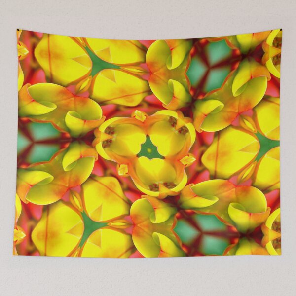 Item preview, Bright Yellow Flower Pattern designed and sold by Patternflower.