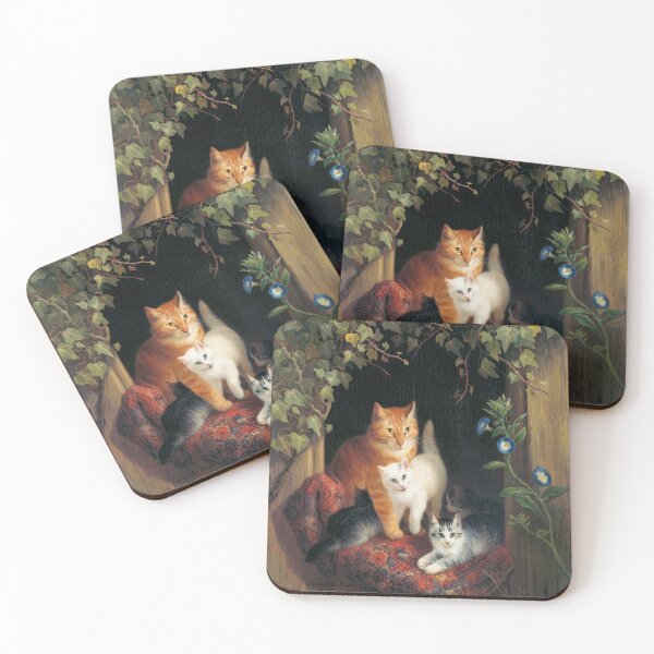 Item preview, Cat with Kittens designed and sold by professorguru.