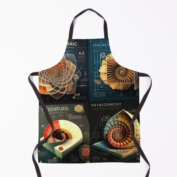 Item preview, Fibonacci Style Spiral Multiple Infographic Colourful Abstract designed and sold by RAGANADesign.