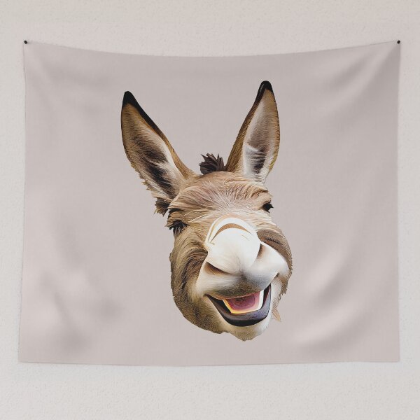Item preview, A Smiling Funny Donkey designed and sold by Fitbys.