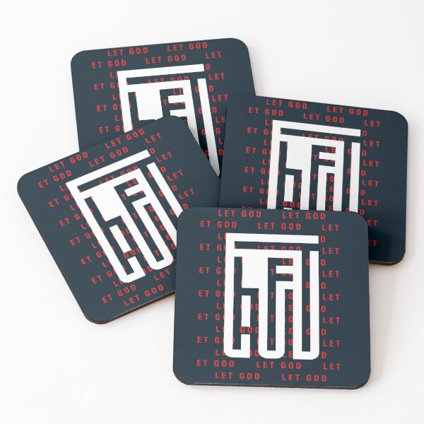 Item preview, Simple Illustration Negative: Let God Typography designed and sold by Viability Creative.