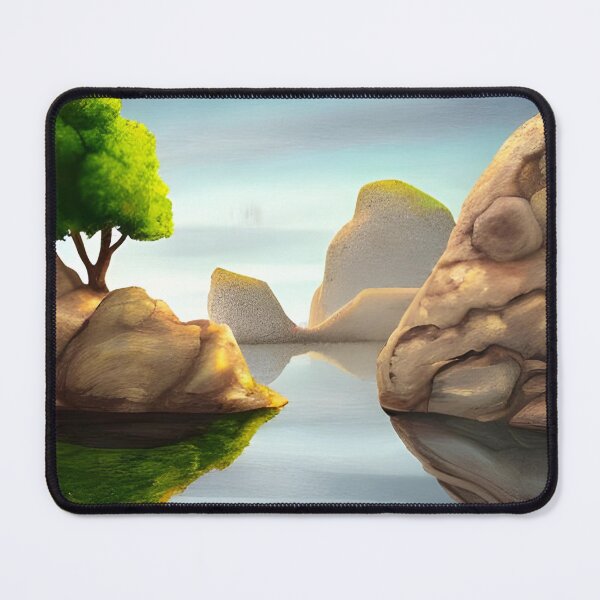 Item preview, Landscape with rocks artwork designed and sold by gramizzia.