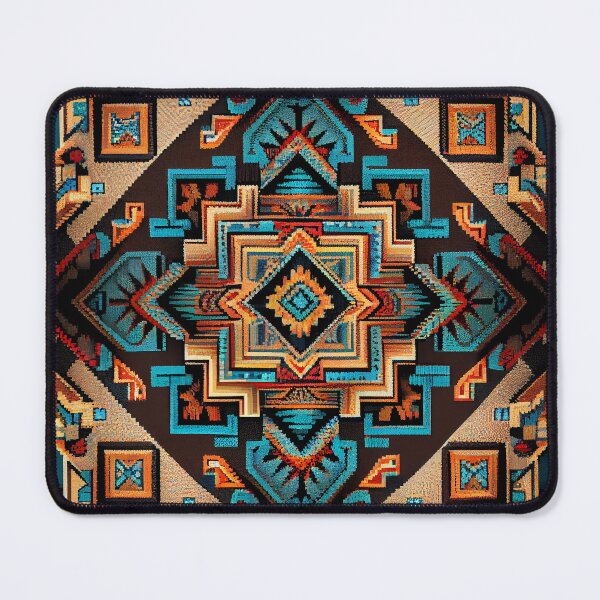 Item preview, Complex Southwestern Pattern Digital Painting designed and sold by CodeAndColors.