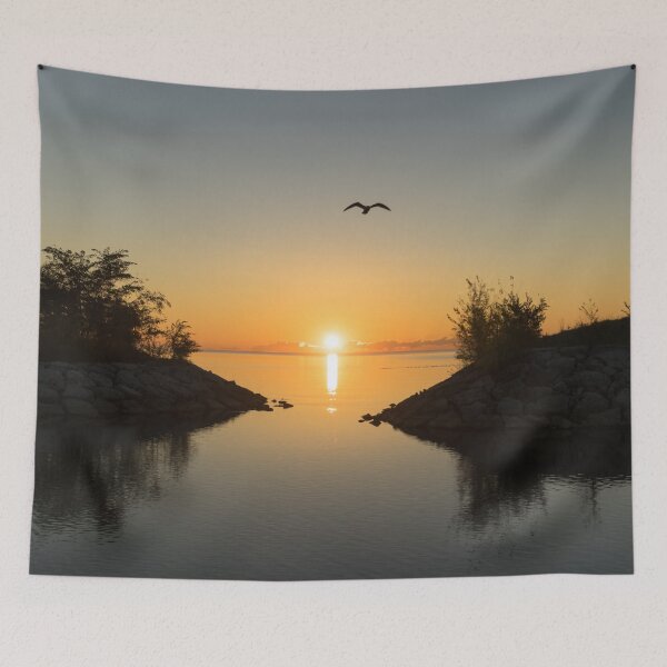 Item preview, Rip Rap Framing - Brilliant Sunup on Lake Ontario in Toronto designed and sold by Georgia Mizuleva.