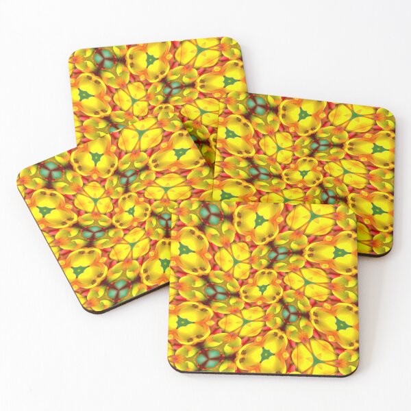Item preview, Bright Yellow Flower Pattern designed and sold by Patternflower.