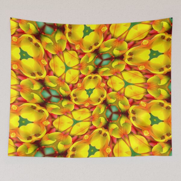 Item preview, Bright Yellow Flower Pattern designed and sold by Patternflower.