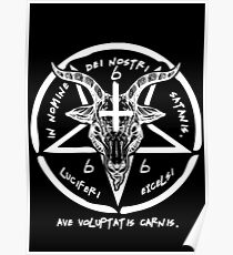BAPHOMET - SIGIL VON SATAN - DIE OCCULT Poster