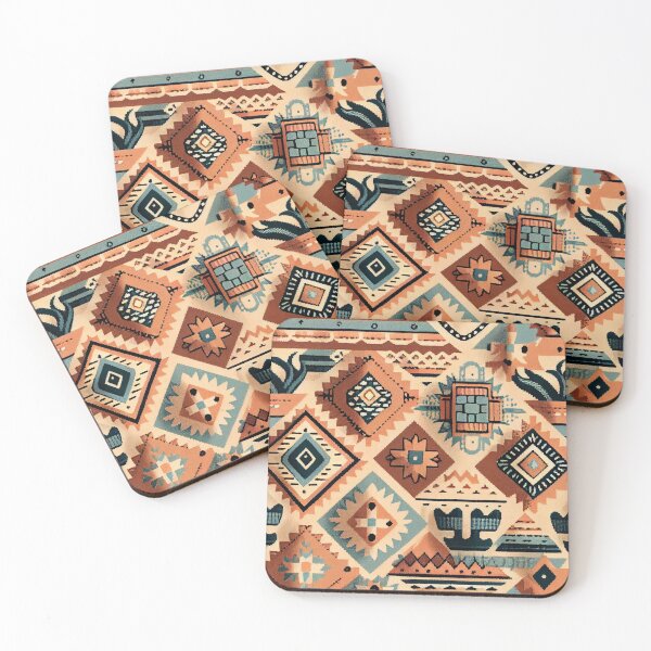 Item preview, Coarse Relaxed Muted Southwestern Pattern Digital Painting designed and sold by CodeAndColors.