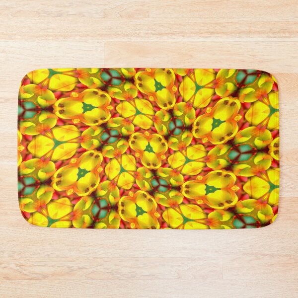 Item preview, Bright Yellow Flower Pattern designed and sold by Patternflower.