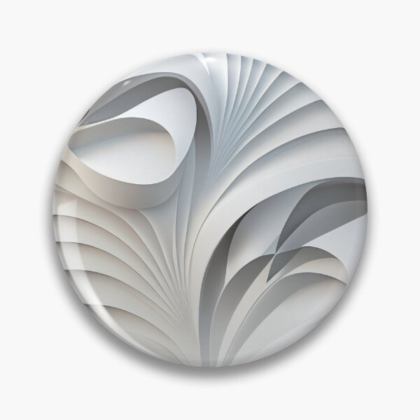 Artikelvorschau, White Smooth Modern Pattern Digital Painting entworfen und verkauft von CodeAndColors.