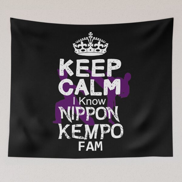 Item preview, Keep calm I Know Nippon Kempo Fam designed and sold by MartialArtsNerd.