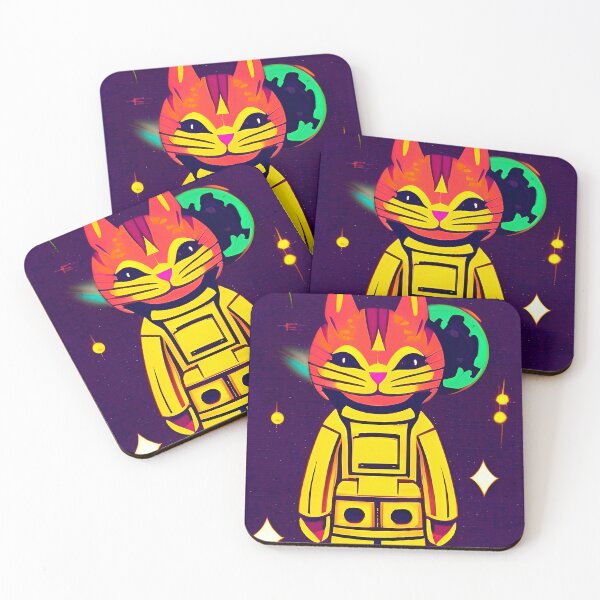 Item preview, Space Kitten. Feline catstronaut designed and sold by Neo-Expression.