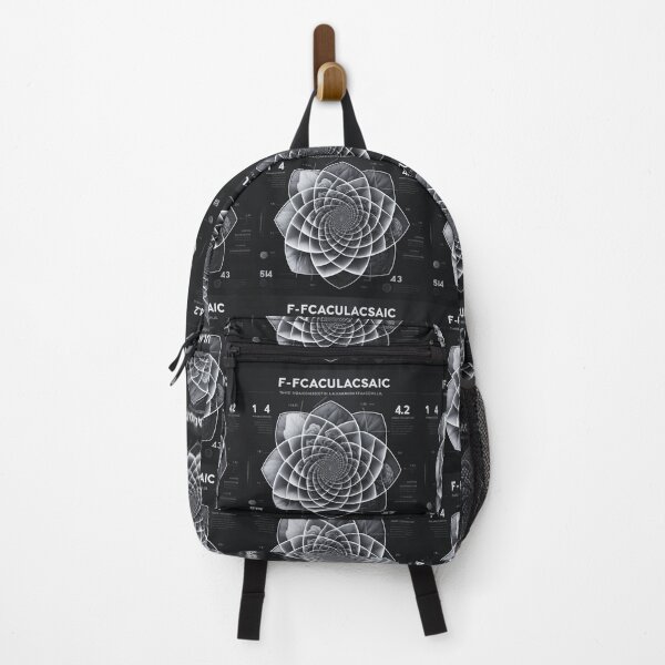 Item preview, Fibonacci Style Infographic Black White Abstract designed and sold by RAGANADesign.