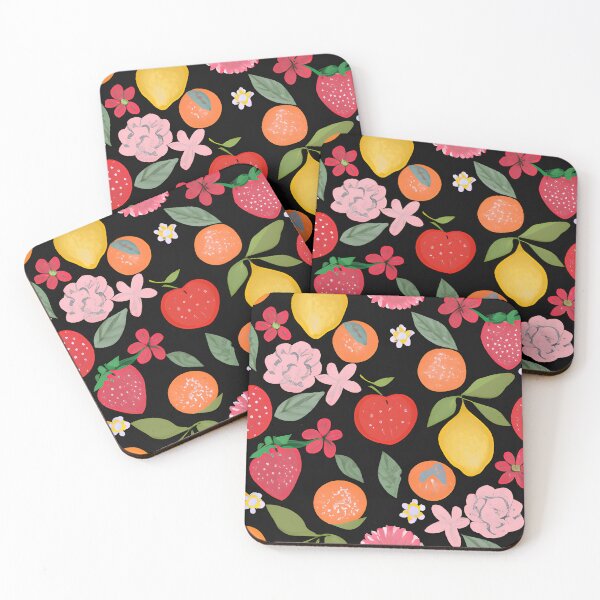 Item preview, Seamless pattern of floral and fruits design No6 designed and sold by angelisart.