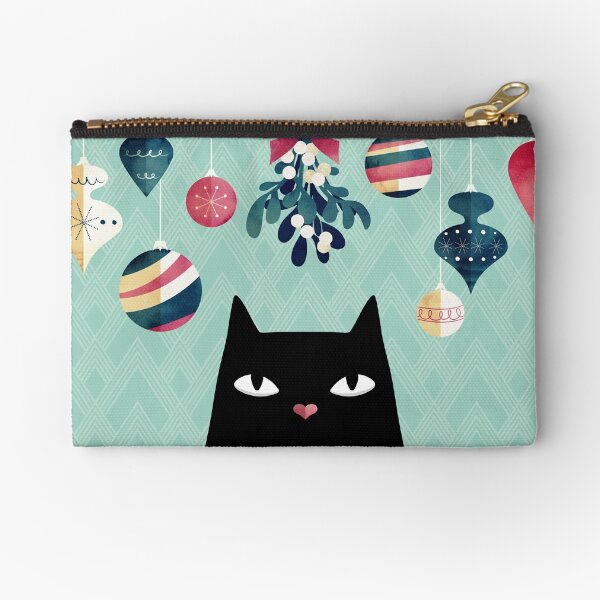 Item preview, Mistletoe? (Black Cat) designed and sold by littleclyde.