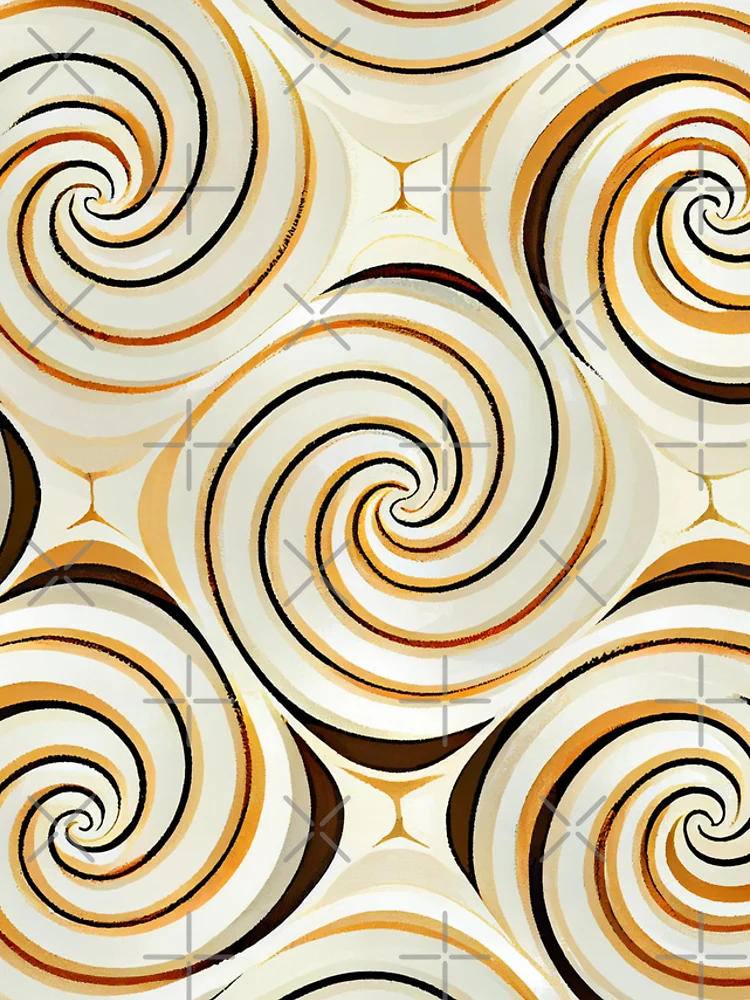 Aperçu 4 sur 4. Coque iPhone avec l'œuvre Swirling Modern Farmhouse Pattern Digital Painting créée et vendue par CodeAndColors.