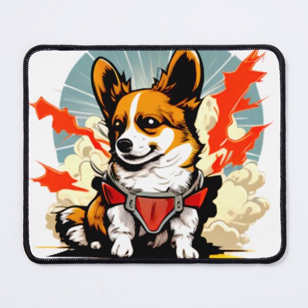 Aperçu de l'œuvre Conception de dessin animé Corgi rouge créée et vendue par Ahmed farouk.