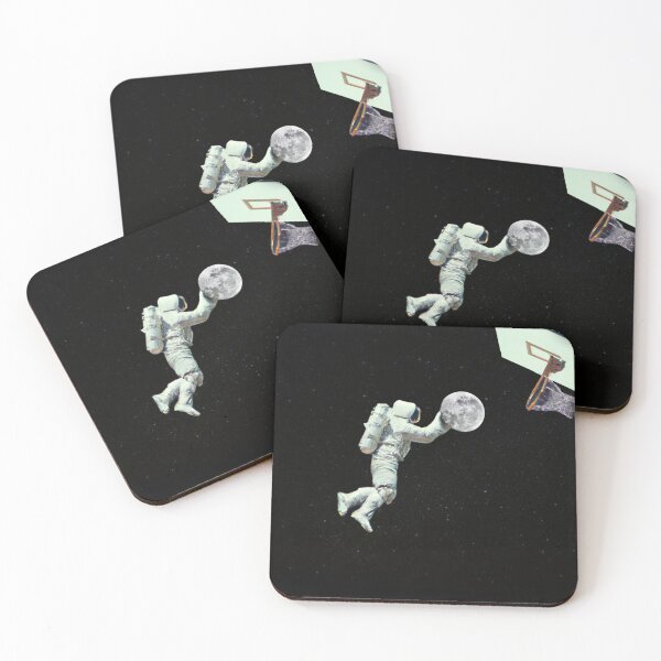 Item preview, astronaut dunking moon in basketball hoop designed and sold by Vansh Arora.