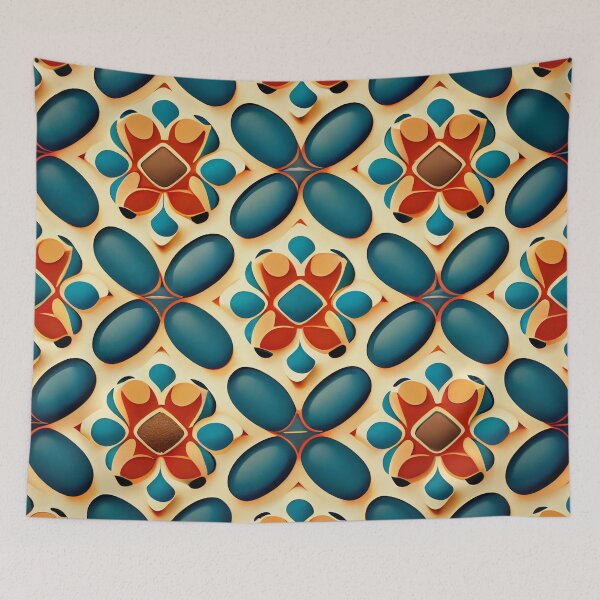 Item preview, Flat Coarse Traditional Pattern Digital Painting designed and sold by CodeAndColors.