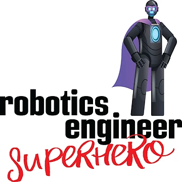 Artwork thumbnail, Robotics Engineer Superhero Cartoon by ProjectRobotics