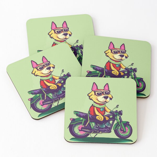 Item preview, Cool Dog Riding a Motorbike designed and sold by quonsepto.
