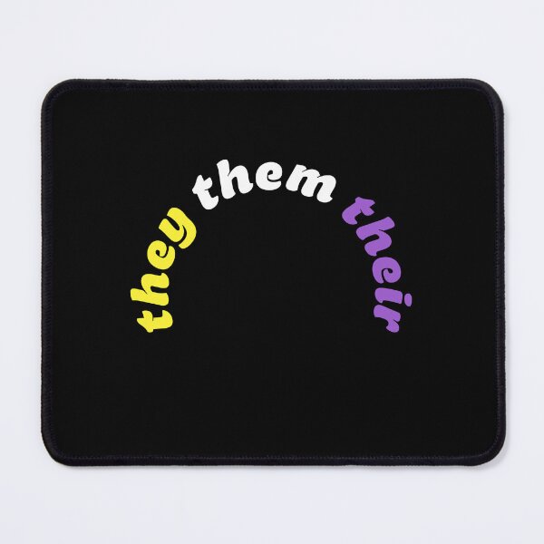 Item preview, They Them Their Pronouns Gender Non-Binary Pride designed and sold by QueenOfPrint.