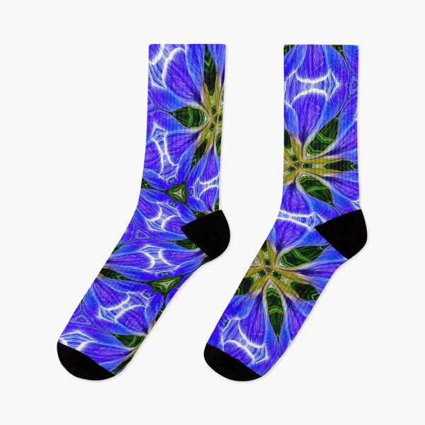 Item preview, Blue Crocus Pattern designed and sold by Patternflower.
