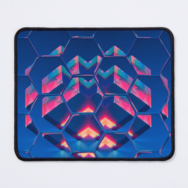 Item preview, 3D Visual Art. Honeycomb neon abstract designed and sold by Neo-Expression.