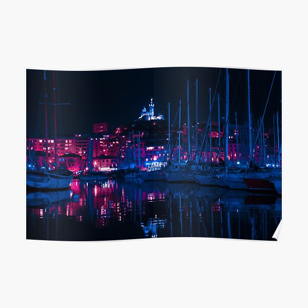 Le Vieux-Port de Marseille, France Poster