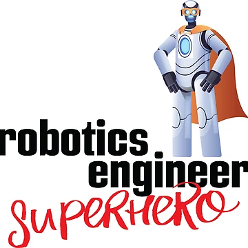 Artwork thumbnail, Robotics Engineer Superhero Cartoon by ProjectRobotics