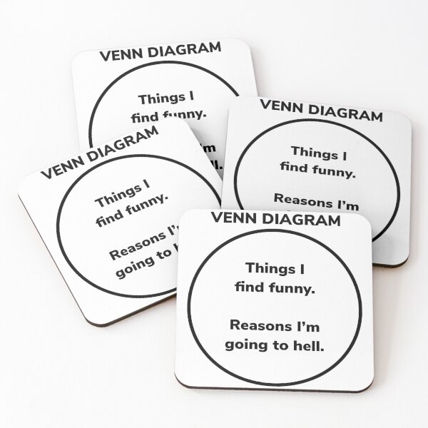Item preview, Venn Diagram is a Circle designed and sold by GeekWithClipOns.