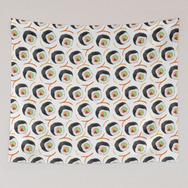 Item preview, Sushi Art Print - For a sushi lover, for a sushi chef, sushi decorating print. designed and sold by Wentoo.