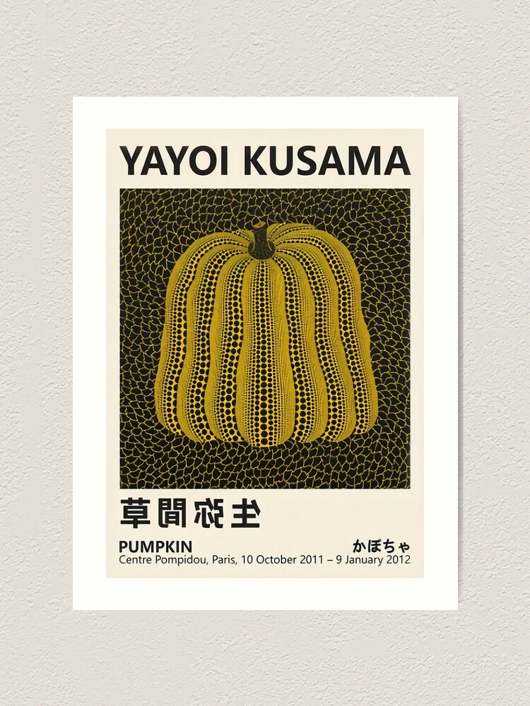 Pumpkin Polka Dot Yayoi Kusama Print