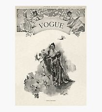 The first issue of Vogue / cover magazine Photographic Print
