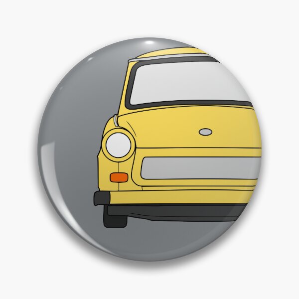Item preview, Trabant 601 front yellow color designed and sold by EdimDesign.