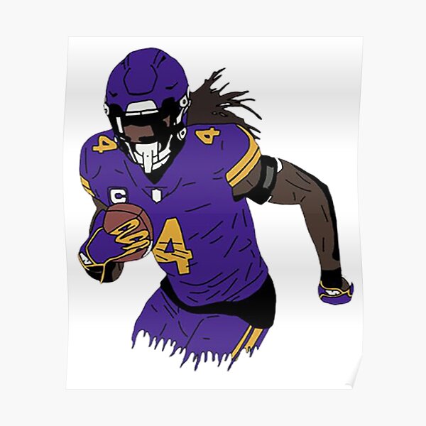 Minnesota Vikings Dalvin Cook 33 Poster For Fans poster canvas in