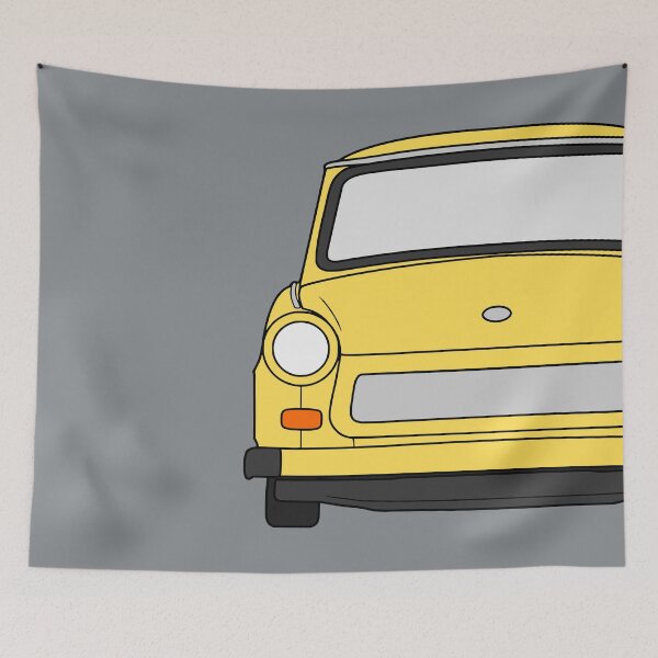 Item preview, Trabant 601 front yellow color designed and sold by EdimDesign.