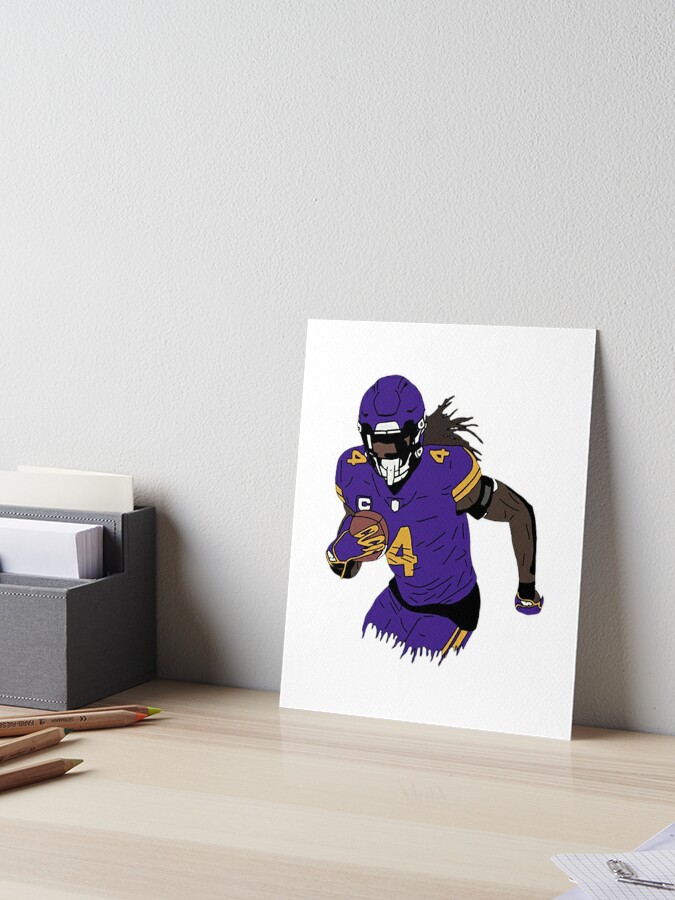 Dalvin Cook - Minnesota Vikings Art Board Print for Sale by