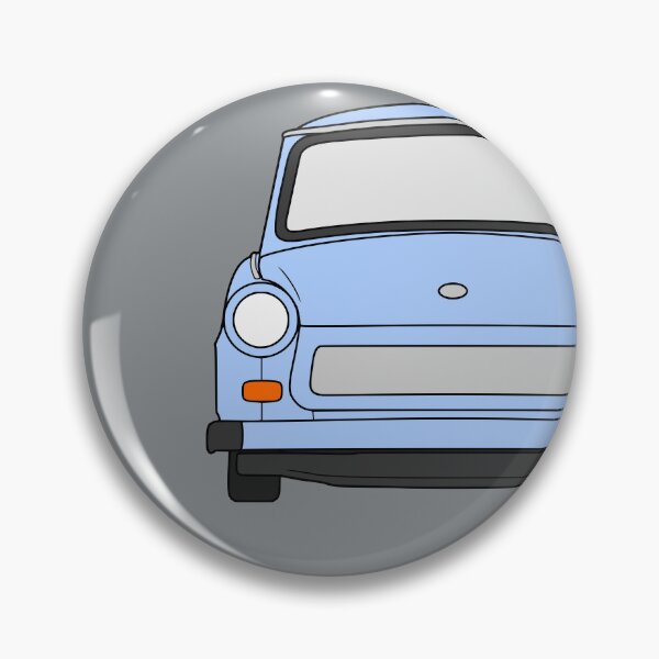 Item preview, Trabant 601 front blue color designed and sold by EdimDesign.