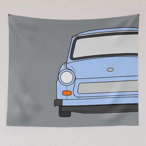 Item preview, Trabant 601 front blue color designed and sold by EdimDesign.