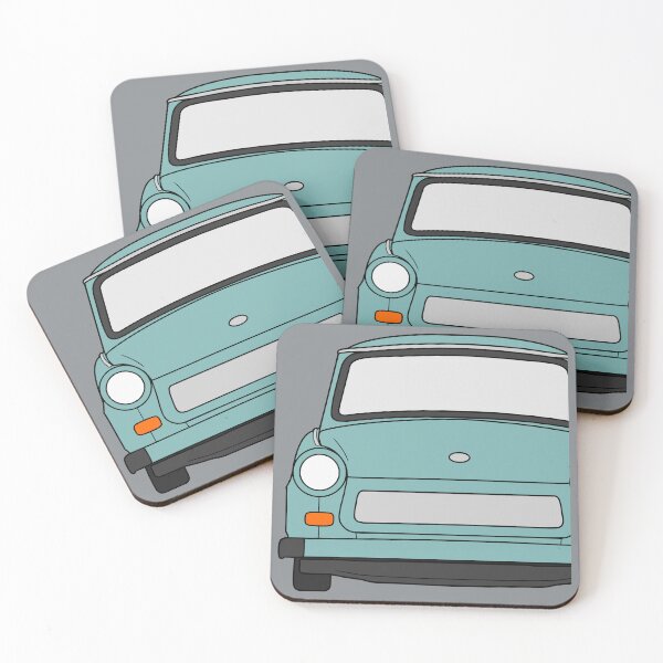 Item preview, Trabant 601 front pastel blue color designed and sold by EdimDesign.