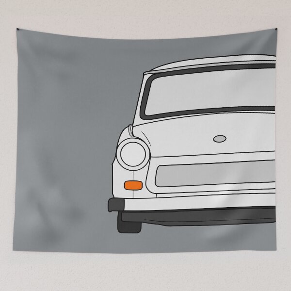 Item preview, Trabant 601 front white color designed and sold by EdimDesign.