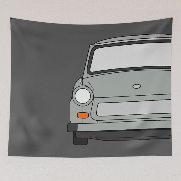 Item preview, Trabant 601 front silver grey color designed and sold by EdimDesign.