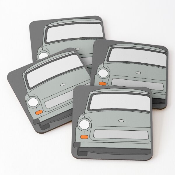 Item preview, Trabant 601 front silver grey color designed and sold by EdimDesign.
