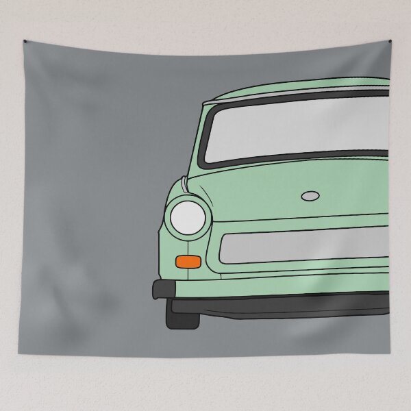 Item preview, Trabant 601 front tayga green color designed and sold by EdimDesign.