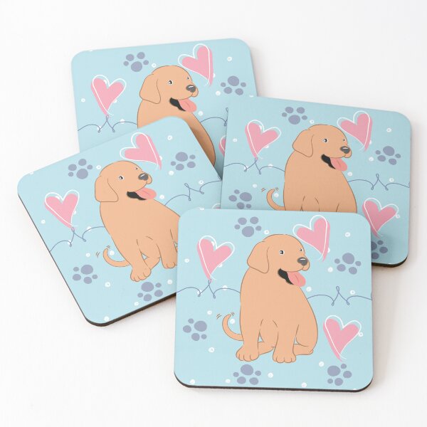 Item preview, Love Red Lab Labrador Retriever Puppy designed and sold by Lulupainting.