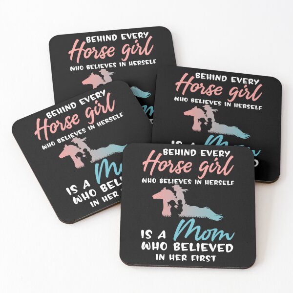 Item preview, Behind Every Horse Girl Who Believes in Herself is a Mom Who Believed in Her First - Horse Girl Gift designed and sold by Creative Angel.