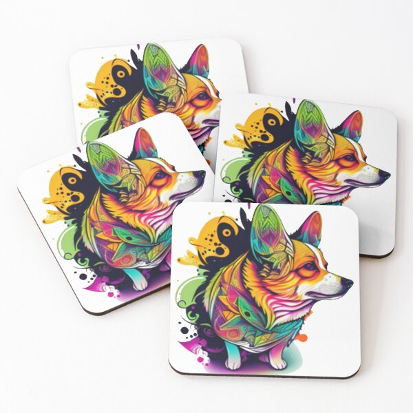 Item preview, red Corgi graffiti style  designed and sold by Ahmed farouk.